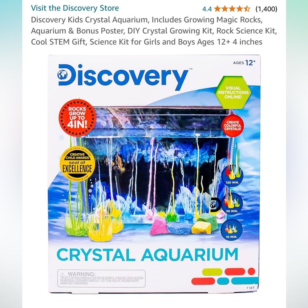 Discovery Crystal Aquarium - NIB